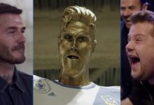 【乐玩LEWIN】实在憋不住了！小贝见到自己雕像后尴尬拍手，嘉宾爆笑停不下来-乐玩真人线上娱乐