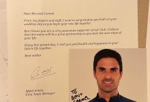 【乐玩LEWIN】枪手球迷新婚,阿尔特塔送祝福:享受这特别的一天-乐玩真人线上娱乐