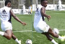 【乐玩LEWIN】现在流行盲射?维尼修斯大秀NO LOOK SHOOT 不看球射门!-乐玩真人线上娱乐