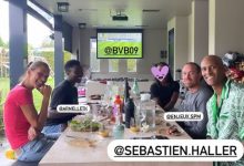 【乐玩LEWIN】❤️早日康复!阿莱妻子晒其近照:与亲友一起观看多特比赛-乐玩真人线上娱乐