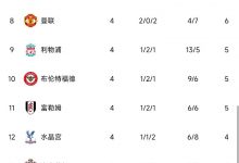 【乐玩LEWIN】英超积分榜：阿森纳全胜领跑 曼城、热刺分居二三位-乐玩真人线上娱乐
