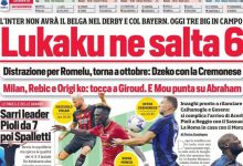 【乐玩LEWIN】罗体头版：门德斯继续推动C罗加盟那不勒斯，交易或无关奥斯梅恩-乐玩真人线上娱乐