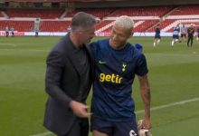 【乐玩LEWIN】批评理查利森后与对方交流,卡拉格调侃:很高兴他没无视我-乐玩真人线上娱乐