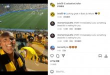 【乐玩LEWIN】心情不错!阿莱ins晒照现场助威 多特官推:穿黄黑色看着很帅-乐玩真人线上娱乐