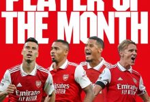 【乐玩LEWIN】阿森纳官方8月最佳球员候选：厄德高&热苏斯&马丁内利&萨利巴-乐玩真人线上娱乐