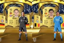 【乐玩LEWIN】世一门之争！诺伊尔&库尔图瓦FIFA23数值对比，总评均为90-乐玩真人线上娱乐