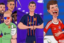 【乐玩LEWIN】这次没有8，只有2..巴萨vs拜仁主题动画：莱万救场，穆勒大笑-乐玩真人线上娱乐