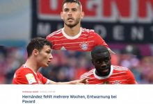 【乐玩LEWIN】拜仁官方：卢卡斯-埃尔南德斯内收肌撕裂，将伤缺数周-乐玩真人线上娱乐