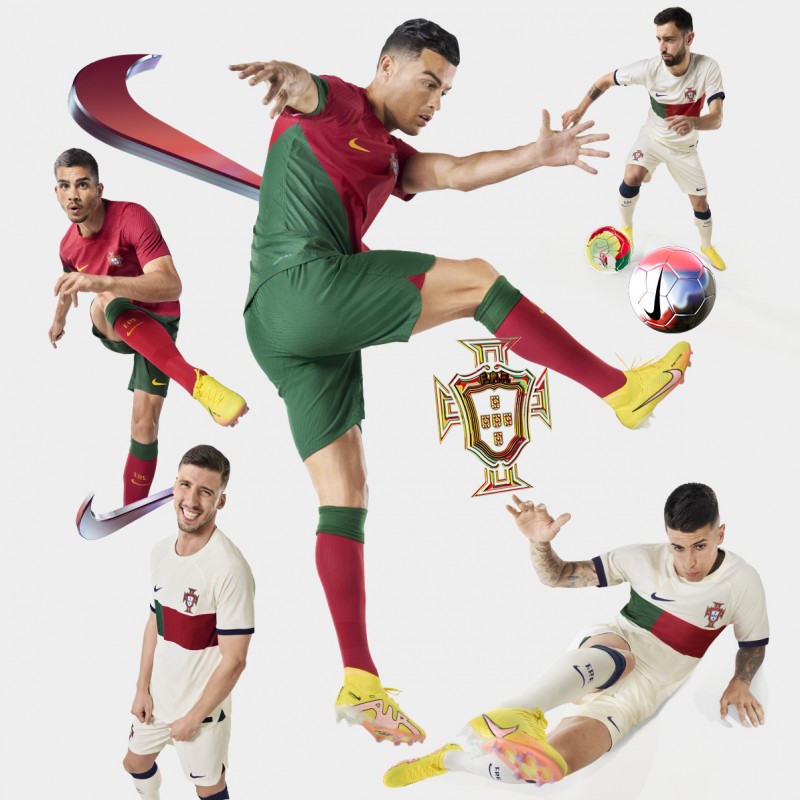 ?是时候掏腰包了！葡萄牙发布世界杯主客场球衣：C罗、B费出镜