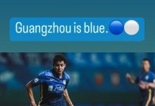 【乐玩LEWIN】吉列尔梅社媒庆祝球队广州德比获胜:广州是蓝色的-乐玩真人线上娱乐