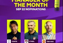 【乐玩LEWIN】英超9月最佳主教练候选:孔蒂、滕哈赫、加里-奥尼尔-乐玩真人线上娱乐