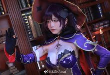 【乐玩LEWIN】Cosplay：原神 性感女神莫娜cos 绝美身材高还原 @水淼-Aqua-乐玩真人线上娱乐
