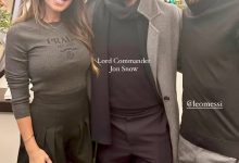 【乐玩LEWIN】凛冬已至!权游男主雪诺现场观战巴黎欧冠,赛后合影梅西安东内拉-乐玩真人线上娱乐