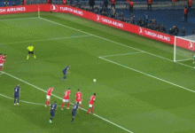 【乐玩LEWIN】姆巴佩破门后，转播镜头给到了场边观战的梅西...-乐玩真人线上娱乐