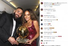 【乐玩LEWIN】女友祝贺本泽马夺金球：昨晚太奇妙了，没人比你更配得上，宝贝-乐玩真人线上娱乐