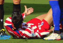 【乐玩LEWIN】愿无大碍！莫拉塔第10分钟伤退，被库尼亚换下-乐玩真人线上娱乐