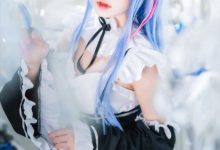 【乐玩LEWIN】Cosplay：RE:从零开始 长发&猫耳蕾姆cos @桜桃喵-乐玩真人线上娱乐