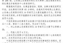 【乐玩LEWIN】足协官方:王大雷因暴力行为被停赛4场,罚款4万元-乐玩真人线上娱乐