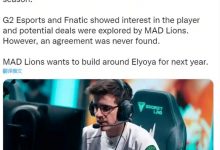 【乐玩LEWIN】外媒爆料：MAD并未和G2/FNC未达成一致，Elyoya将留队-乐玩真人线上娱乐