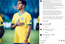 【乐玩LEWIN】菲尔米诺落选世界杯发声：过去现在将来，保卫我的国家永远是荣誉-乐玩真人线上娱乐