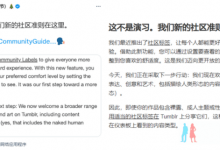 【乐玩LEWIN】曾经全球最大的成人平台 Tumblr(汤不热),又回来了-乐玩真人线上娱乐