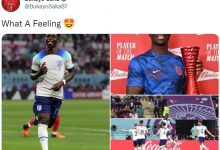 【乐玩LEWIN】梅开二度获得全场最佳，萨卡发推晒照：这感觉太棒了！-乐玩真人线上娱乐