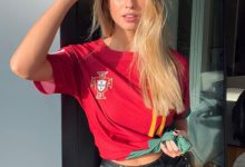 【乐玩LEWIN】爱情的力量❤️!菲利克斯女友赛前身穿葡萄牙队球衣加油-乐玩真人线上娱乐