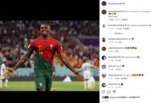 【乐玩LEWIN】莱奥社媒发文庆祝进球&胜利,B费评论:不用谢-乐玩真人线上娱乐