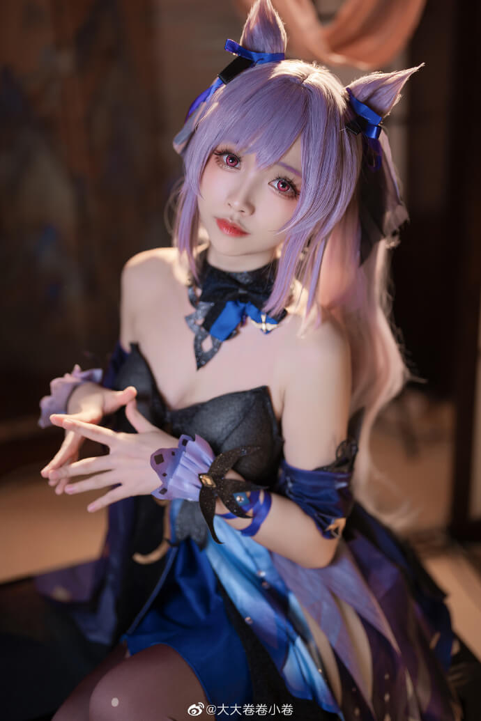 Cosplay：原神刻晴 霓裾翩跹cos @大大卷卷小卷