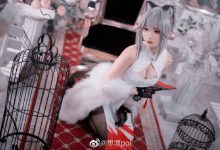 【乐玩LEWIN】Cosplay：明日方舟 黑礼服cos,绝美冷艳黑 @思涼poi-乐玩真人线上娱乐