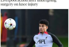 【乐玩LEWIN】TA：路易斯-迪亚斯接受膝盖韧带手术，预计伤缺三个月-乐玩真人线上娱乐