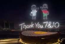 【乐玩LEWIN】中国烟花大师蔡国强献礼世界杯,包含致敬梅西C罗的画面-乐玩真人线上娱乐