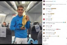 【乐玩LEWIN】帅气屠夫?利桑德罗晒手捧大力神杯照片:和大家一起享受这一切-乐玩真人线上娱乐