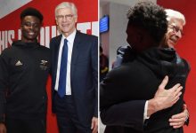 【乐玩LEWIN】赛后与温格在枪手更衣室合影,萨卡:俺终于见到您了!-乐玩真人线上娱乐