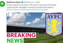 【乐玩LEWIN】邮报:前维拉女足教练被指控向球员索要裸照,还要求在场外见面-乐玩真人线上娱乐