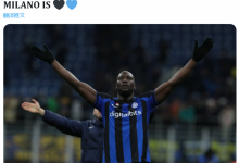 【乐玩LEWIN】国米官推晒卢卡库庆祝胜利照片，配文：米兰城是蓝黑色的！-乐玩真人线上娱乐
