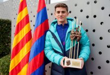 【乐玩LEWIN】加维领取上赛季队内最佳球员奖杯，巴萨官推晒照送上祝贺-乐玩真人线上娱乐