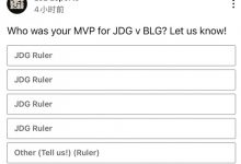 【乐玩LEWIN】LOL油管投票JDG的MVP除了Ruler还会是?网友:当然是JDG Elk-乐玩真人线上娱乐