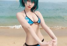 【乐玩LEWIN】Cosplay:碧蓝航线环泳装cos夏日沙滩 @宮本桜-乐玩真人线上娱乐