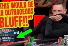 【EV扑克】牌局分析:8-high河牌绝命全下,诈飞坚果同花赢4,560,000大池-乐玩真人线上娱乐