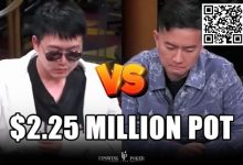 【EV扑克】Wesley在翻前用A7s打到5-bet后,结果赢了个1600多万的底池-乐玩真人线上娱乐