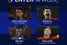 【乐玩LEWIN】本轮欧冠官方最佳球员候选:贝林厄姆领衔,霍伊伦、莫拉塔在列-乐玩真人线上娱乐