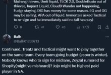 【乐玩LEWIN】外网爆料:TL要签Impact和Umti组全韩班;GG和EG或将卖席位-乐玩真人线上娱乐