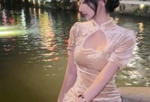 【乐玩LEWIN】主持鼓鼓晒旗袍照：胸口爱心设计 属实美不胜收~~-乐玩真人线上娱乐