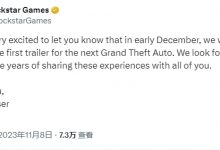 【乐玩LEWIN】迫不及待了!R星官宣《GTA6》将于12月初公开-乐玩真人线上娱乐