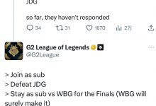 【乐玩LEWIN】G2整活调侃欧刚：加入T1然后击败JDG 在决赛让TheShy赢得一切-乐玩真人线上娱乐