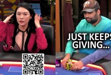 【EV扑克】ALL IN 姐五分钟斩获10W刀！“大对子”岂是你Airball能轻松偷的？-乐玩真人线上娱乐