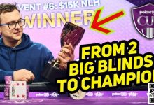 【EV扑克】最伟大的逆转,幸运小哥仅靠2BB完成四次翻倍!APL国人豪夺3冠 每晚7点火热开战-乐玩真人线上娱乐