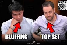 【EV扑克】玩法:底池超800万但牌面很湿,他QQ中三条河牌是跟是弃?-乐玩真人线上娱乐