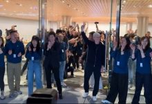 【乐玩LEWIN】苹果上海静安 Apple Store 零售店正式开业,库克亲临现场揭幕-乐玩真人线上娱乐